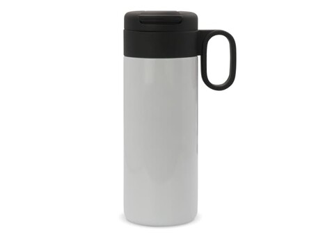 Isolierbecher Flow mit Griff 400ml - Weiss bedrucken, Art.-Nr. LT98715-N0001 Isolierbecher Flow mit Griff 400ml - Weiss bedrucken, Art.-Nr. LT98715-N0001