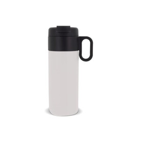 Isolierbecher Flow mit Griff Sublimation 400ml - Weiss bedrucken, Art.-Nr. LT98718-N0001