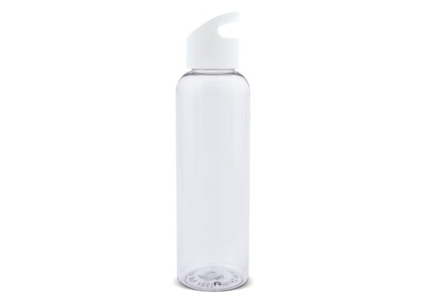 Loop Flasche transparent R-PET 600ml - Transparent / Weiss bedrucken, Art.-Nr. LT98744-N0401 Loop Flasche transparent R-PET 600ml - Transparent / Weiss bedrucken, Art.-Nr. LT98744-N0401