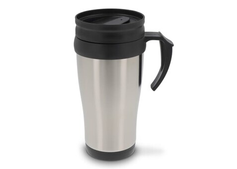 Isolierbecher Metall 350ml - Silber bedrucken, Art.-Nr. LT98759-N0005