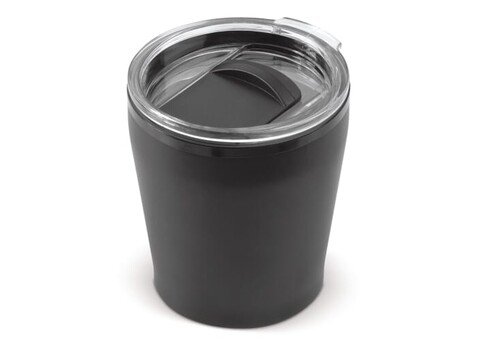 Coffee to go Tasse 180ml - Schwarz bedrucken, Art.-Nr. LT98763-N0002