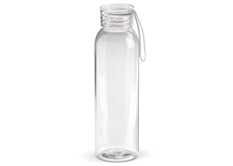 Trinkflasche 600ml - Transparent / Weiss bedrucken, Art.-Nr. LT98766-N0401 Trinkflasche 600ml - Transparent / Weiss bedrucken, Art.-Nr. LT98766-N0401