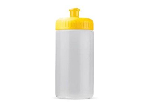 Sportflasche auf Biobasis 500ml basic - Transparent / Gelb bedrucken, Art.-Nr. LT98859-N0441 Sportflasche auf Biobasis 500ml basic - Transparent / Gelb bedrucken, Art.-Nr. LT98859-N0441