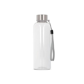 Wasserflasche Jude R-PET 500ml - Transparent / Grau bedrucken, Art.-Nr. LT98877-N0461