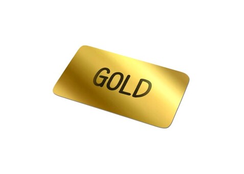 Vinyl Sticker Rechteck 30x15mm - Gold bedrucken, Art.-Nr. LT99143-N0006 Vinyl Sticker Rechteck 30x15mm - Gold bedrucken, Art.-Nr. LT99143-N0006