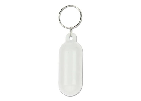 Schwimmender Schlüsselanhänger XL - Weiss bedrucken, Art.-Nr. LT99757-N0001