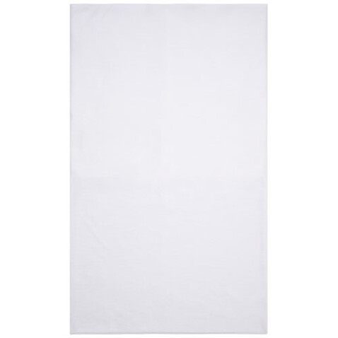 Lara Sublimation-Multi-Schal mit Fleece-Schicht und Säumen, weiss bedrucken, Art.-Nr. 1PL05701