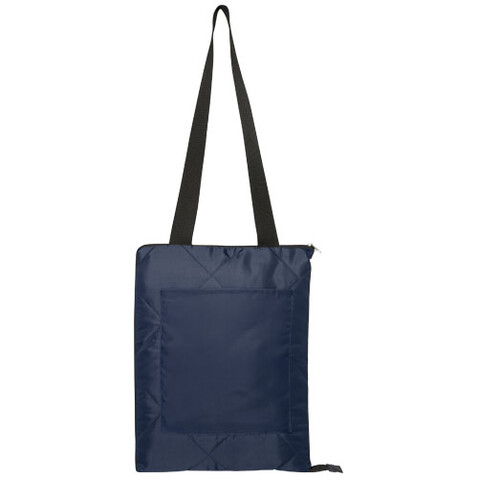 Clary Picknickdecke aus Recyceltem GRS-Polyester, navy bedrucken, Art.-Nr. 11332155 Clary Picknickdecke aus Recyceltem GRS-Polyester, navy bedrucken, Art.-Nr. 11332155