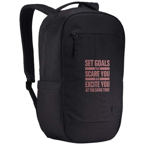 Case Logic Invigo 14" recycelter Laptop-Rucksack 14,5L, schwarz bedrucken, Art.-Nr. 12072390