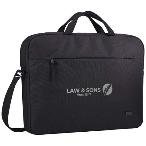 Case Logic Invigo 15,6" recycelte Laptoptasche, schwarz bedrucken, Art.-Nr. 12072490 Case Logic Invigo 15,6" recycelte Laptoptasche, schwarz bedrucken, Art.-Nr. 12072490
