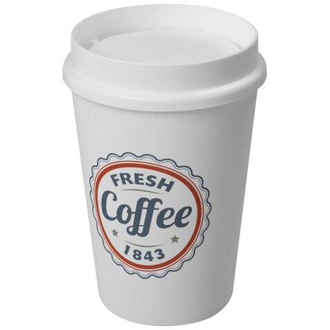 Americano® Switch 300 ml Becher mit 360°-Deckel, weiss bedrucken, Art.-Nr. 21027601 Americano® Switch 300 ml Becher mit 360°-Deckel, weiss bedrucken, Art.-Nr. 21027601