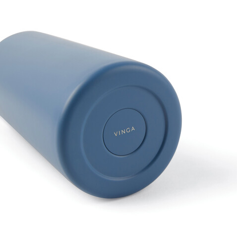 VINGA Ciro RCS recycelte Vakuumflasche 300ml blau bedrucken, Art.-Nr. V430045 VINGA Ciro RCS recycelte Vakuumflasche 300ml blau bedrucken, Art.-Nr. V430045