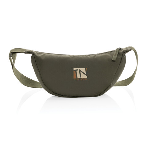 Crescent AWARE™ RPET Half-Moon Sling Tasche khaki bedrucken, Art.-Nr. P763.2027