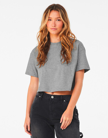 Bella Women`s Jersey Crop Tee, Athletic Heather, L bedrucken, Art.-Nr. 015061195 Bella Women`s Jersey Crop Tee, Athletic Heather, L bedrucken, Art.-Nr. 015061195
