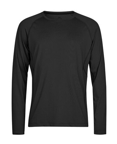 Tee Jays Long Sleeve CoolDry Tee, Black, L bedrucken, Art.-Nr. 020541015 Tee Jays Long Sleeve CoolDry Tee, Black, L bedrucken, Art.-Nr. 020541015