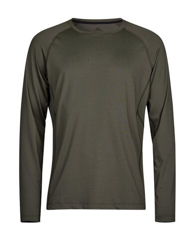 Tee Jays Long Sleeve CoolDry Tee, Deep Green, S bedrucken, Art.-Nr. 020545103 Tee Jays Long Sleeve CoolDry Tee, Deep Green, S bedrucken, Art.-Nr. 020545103