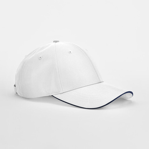 Beechfield Team Sports-Tech Cap, White/French Navy, One Size bedrucken, Art.-Nr. 114690530 Beechfield Team Sports-Tech Cap, White/French Navy, One Size bedrucken, Art.-Nr. 114690530