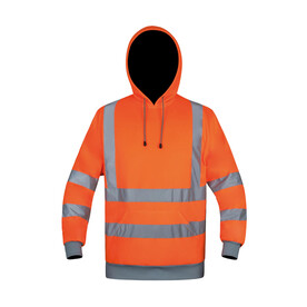 Korntex Hi-Vis Hoody Cork, Orange, S bedrucken, Art.-Nr. 201134102