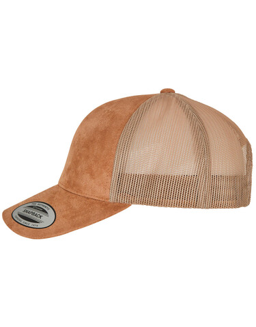 Flexfit Suede Leather Trucker Cap, Black, One Size bedrucken, Art.-Nr. 340681010 Flexfit Suede Leather Trucker Cap, Black, One Size bedrucken, Art.-Nr. 340681010