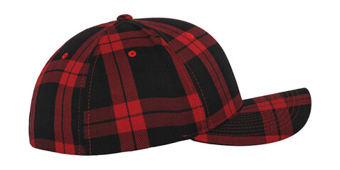 Flexfit Tartan Plaid Cap, Black/Red, S/M bedrucken, Art.-Nr. 345681541 Flexfit Tartan Plaid Cap, Black/Red, S/M bedrucken, Art.-Nr. 345681541