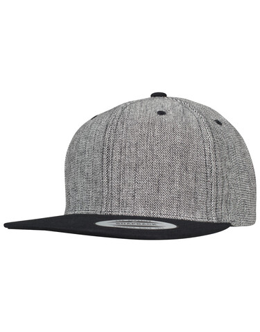 Flexfit Melange Solid Snapback, Black Melange/Black, One Size bedrucken, Art.-Nr. 355681750 Flexfit Melange Solid Snapback, Black Melange/Black, One Size bedrucken, Art.-Nr. 355681750