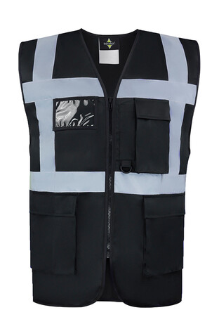 Korntex Executive Safety Vest Hamburg, Black, S bedrucken, Art.-Nr. 403131012 Korntex Executive Safety Vest Hamburg, Black, S bedrucken, Art.-Nr. 403131012