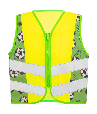 Korntex Children`s Safety Vest Action, Soccer Yellow, 2XS bedrucken, Art.-Nr. 432138091 Korntex Children`s Safety Vest Action, Soccer Yellow, 2XS bedrucken, Art.-Nr. 432138091