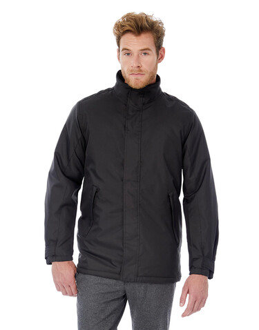 B &amp; C Real+/men Heavy Weight Jacket, White, S bedrucken, Art.-Nr. 452420003