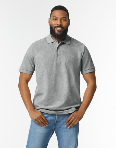 Gildan Hammer Adult Pique Polo, White, S bedrucken, Art.-Nr. 504090003