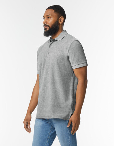 Gildan Hammer Adult Pique Polo, White, S bedrucken, Art.-Nr. 504090003