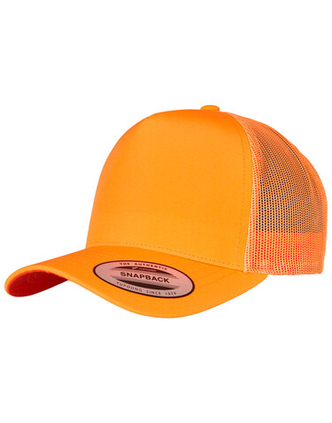 Flexfit Neon Retro Trucker, Neon Orange, One Size bedrucken, Art.-Nr. 621684050 Flexfit Neon Retro Trucker, Neon Orange, One Size bedrucken, Art.-Nr. 621684050