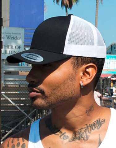 Flexfit Classics Recycled Retro Trucker Cap 2-Tone, Grey/White, One Size bedrucken, Art.-Nr. 623681450 Flexfit Classics Recycled Retro Trucker Cap 2-Tone, Grey/White, One Size bedrucken, Art.-Nr. 623681450