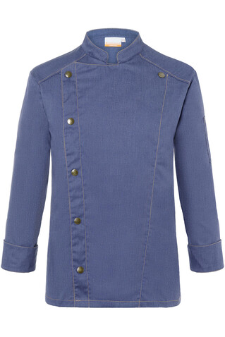 Karlowsky Kochjacke Jeans-Style, Vintage Black, 46 (S) bedrucken, Art.-Nr. 962671120