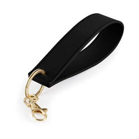 Bag Base Boutique Wristlet Keyring, Black, One Size bedrucken, Art.-Nr. 980291010