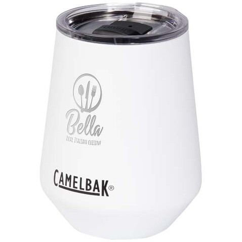 CamelBak® Horizon vakuumisolierter Weinbecher, 350 ml, weiss bedrucken, Art.-Nr. 10075001