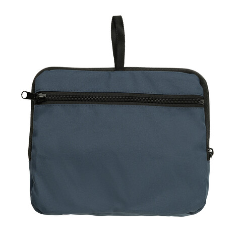 Dillon AWARE™ RPET faltbarer klassischer Rucksack navy blau bedrucken, Art.-Nr. P763.1925 Dillon AWARE™ RPET faltbarer klassischer Rucksack navy blau bedrucken, Art.-Nr. P763.1925