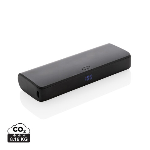 FlashCharge 20.000mAh Fast-Charge Powerbank aus RCS rPlastik schwarz bedrucken, Art.-Nr. P322.481 FlashCharge 20.000mAh Fast-Charge Powerbank aus RCS rPlastik schwarz bedrucken, Art.-Nr. P322.481