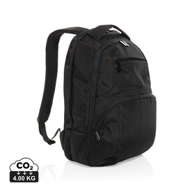 Impact AWARE™ Universal-Laptop-Rucksack schwarz bedrucken, Art.-Nr. P763.081