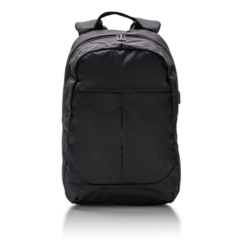 Power USB Laptop-Rucksack schwarz bedrucken, Art.-Nr. P732.061 Power USB Laptop-Rucksack schwarz bedrucken, Art.-Nr. P732.061