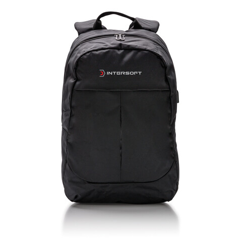 Power USB Laptop-Rucksack schwarz bedrucken, Art.-Nr. P732.061 Power USB Laptop-Rucksack schwarz bedrucken, Art.-Nr. P732.061
