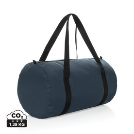 Dillon AWARE™ RPET faltbare Sporttasche navy blau bedrucken, Art.-Nr. P763.1825