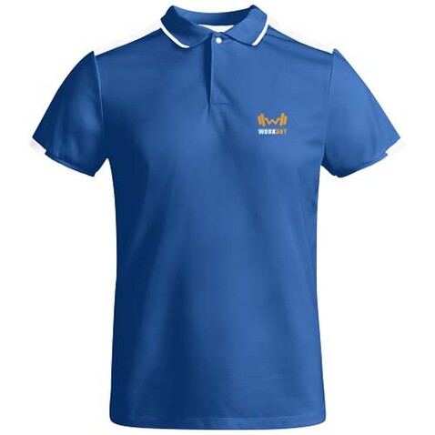 Tamil Sport Poloshirt für Kinder, royalblau, weiss bedrucken, Art.-Nr. K04028CD