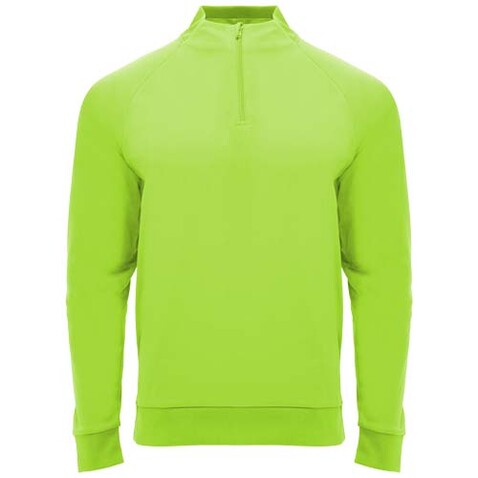Epiro Half-Zip Sweatshirt für Kinder, Fluor Green bedrucken, Art.-Nr. K11155BF
