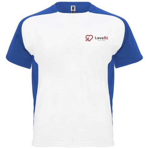 Bugatti Sport T-Shirt für Kinder, weiss, royalblau bedrucken, Art.-Nr. K63998QD Bugatti Sport T-Shirt für Kinder, weiss, royalblau bedrucken, Art.-Nr. K63998QD