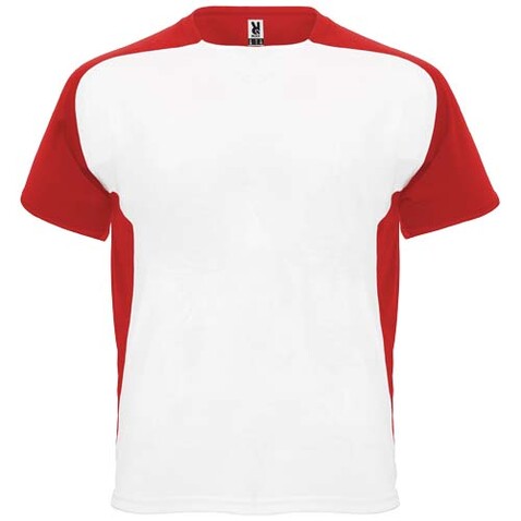 Bugatti Sport T-Shirt für Kinder, weiss, rot bedrucken, Art.-Nr. K63998XD