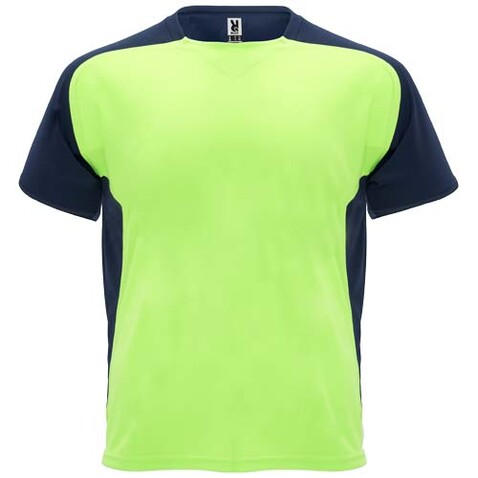 Bugatti Sport T-Shirt für Kinder, Fluor Green, Navy Blue bedrucken, Art.-Nr. K63998ZO