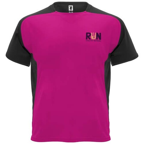 Bugatti Sport T-Shirt für Kinder, fuchsia, schwarz bedrucken, Art.-Nr. K63999CM