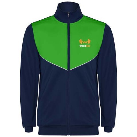 Evans Trainingsanzug für Kinder, Navy Blue, farngrün bedrucken, Art.-Nr. K64029UF