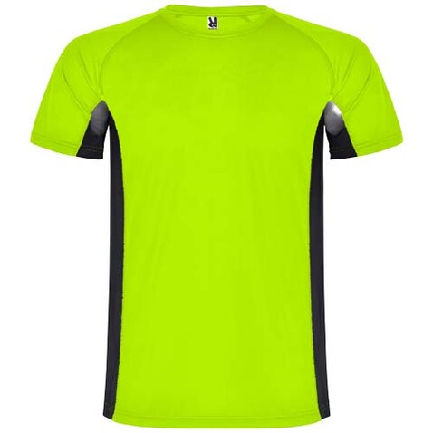 Shanghai Sport T-Shirt für Kinder, Fluor Green, schwarz bedrucken, Art.-Nr. K65959GM