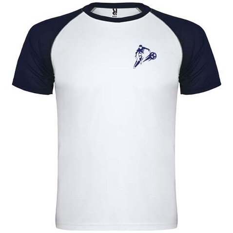 Indianapolis Sport T-Shirt für Kinder, weiss, Navy Blue bedrucken, Art.-Nr. K66508AD Indianapolis Sport T-Shirt für Kinder, weiss, Navy Blue bedrucken, Art.-Nr. K66508AD